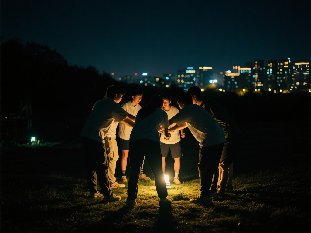此外，夜间户外活动还能让人暂时远离城市的喧嚣，专注